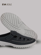 casual hook and loop mules men