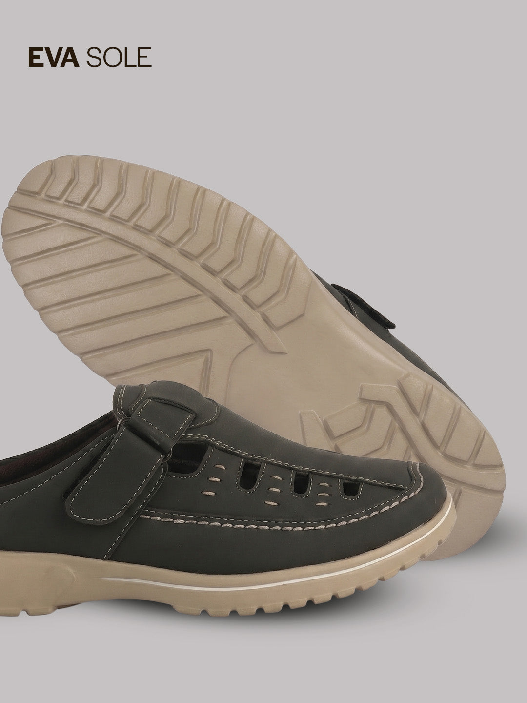 lightweight cushion sole backless shoes