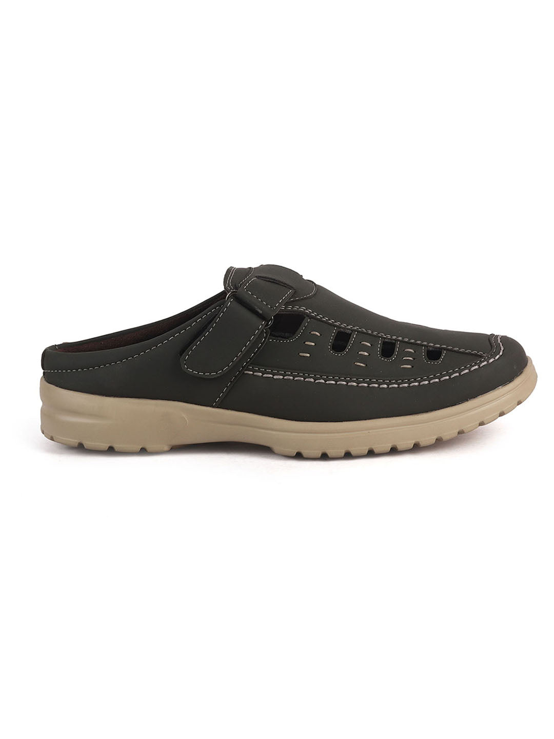 casual hook and loop mules men