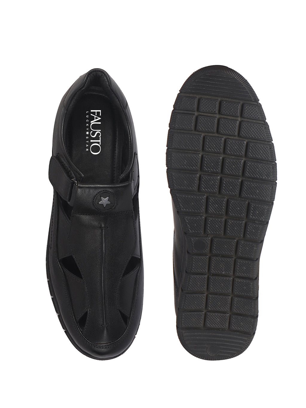 leatherette casual shoes