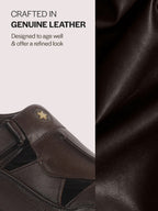 Men Brown Genuine Leather Casual Hook & Loop Fisherman Sandals|Comfortable Walking Closed-Toe Summer Sandal with Breathable Cutouts|Perfect for Smart Casual, Sports, Traveling