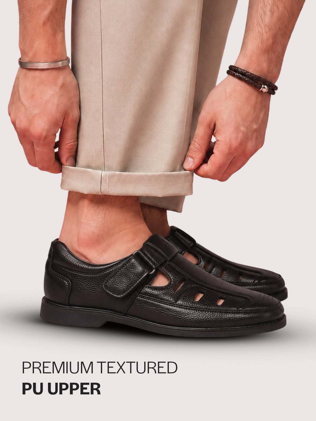 breathable cutout shoes