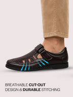 breathable cutout shoes