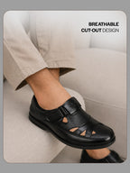 breathable cutout shoes