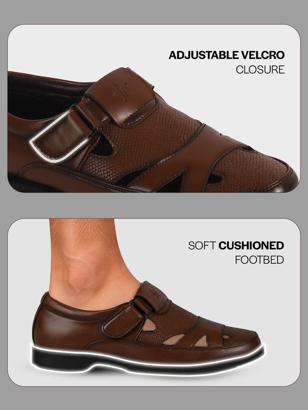 breathable cutout shoes