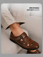 breathable cutout shoes