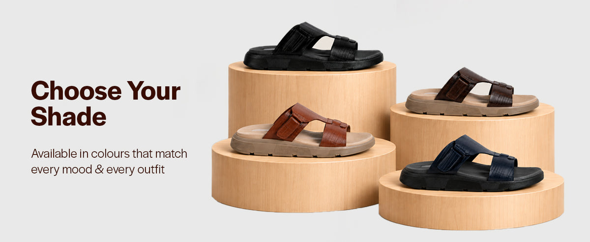 Men Tan Textured Print Multi Strap Open Toe Hook and Loop Sporty Slider|Lightweight Walking Sandals with Durable EVA Pad Insole|Traction Grip Platform Outsole for Summer, Travel