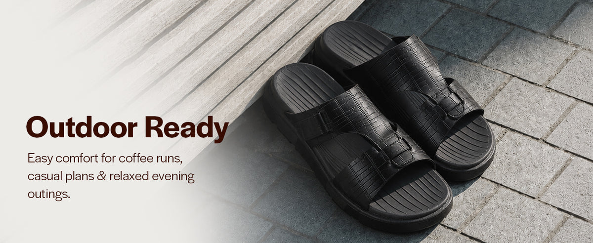 Men Tan Textured Print Multi Strap Open Toe Hook and Loop Sporty Slider|Lightweight Walking Sandals with Durable EVA Pad Insole|Traction Grip Platform Outsole for Summer, Travel