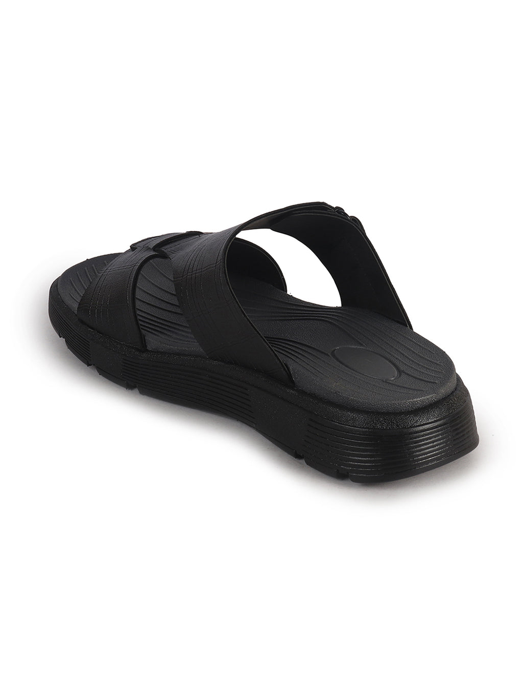 croc texturized sandals