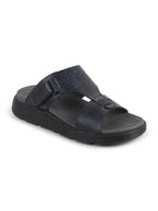 contoured footbed sliders
