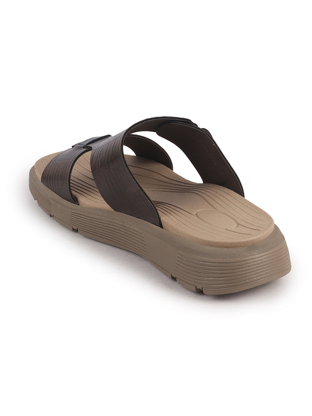 croc texturized sandals