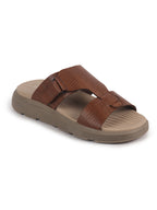 contoured footbed sliders
