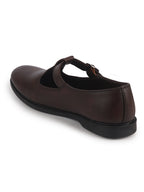 adjustable buckle formal loafers