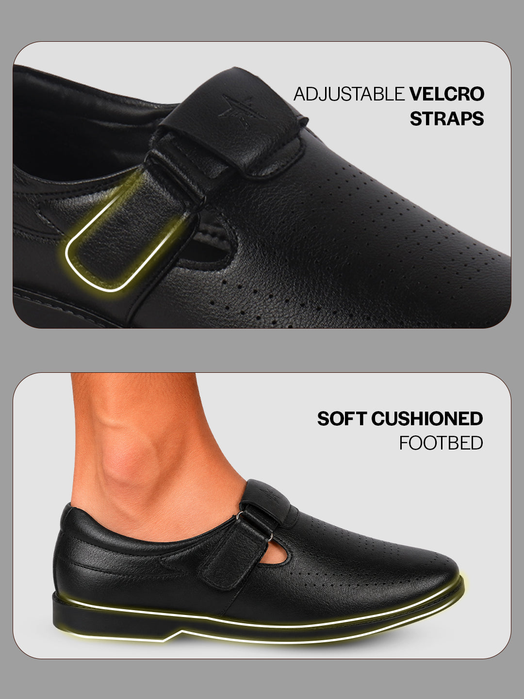 breathable cutout shoes