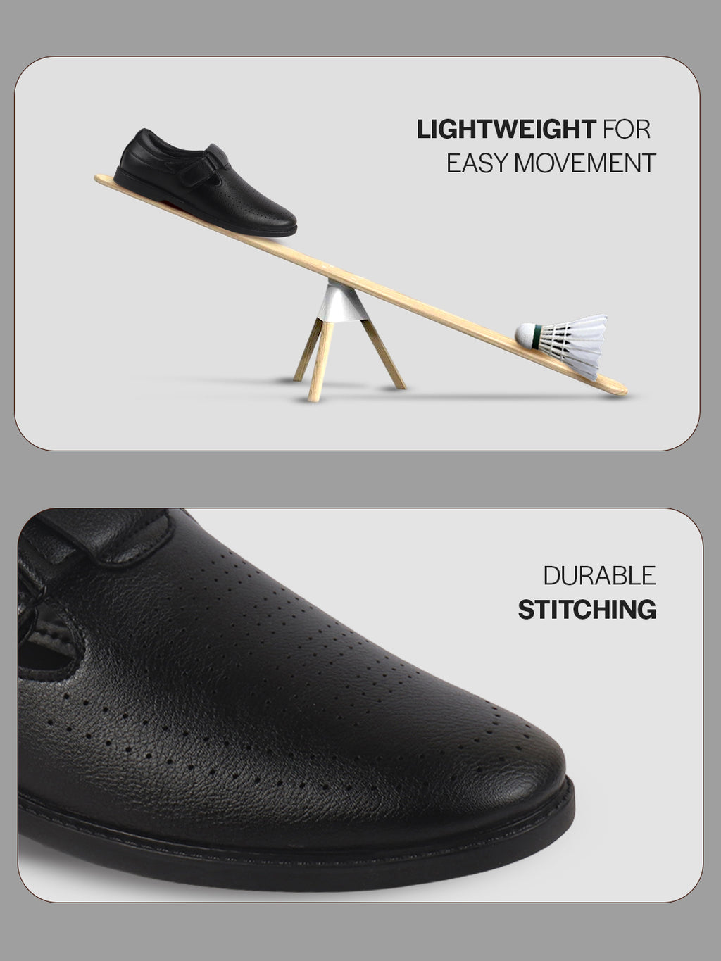 breathable cutout shoes