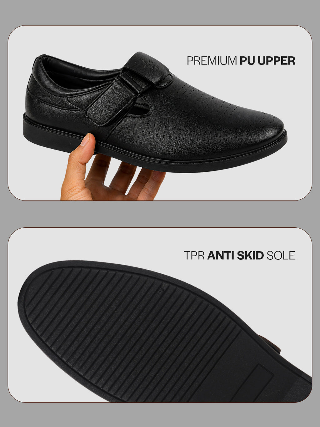 breathable cutout shoes