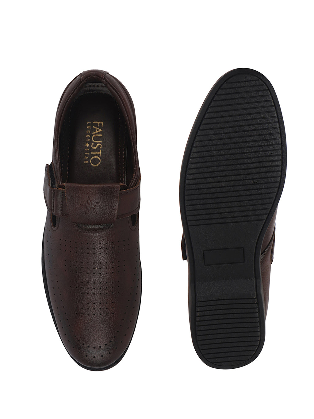 textured leatherette casual shoes