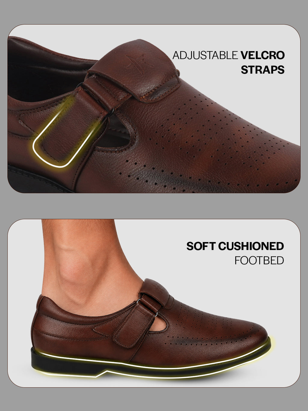 breathable cutout shoes