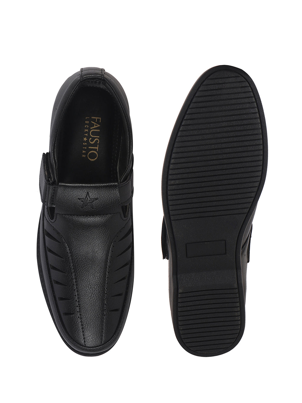 textured leatherette casual shoes