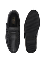 textured leatherette casual shoes