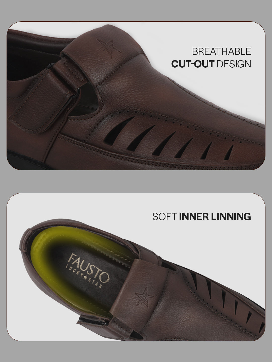 breathable cutout shoes