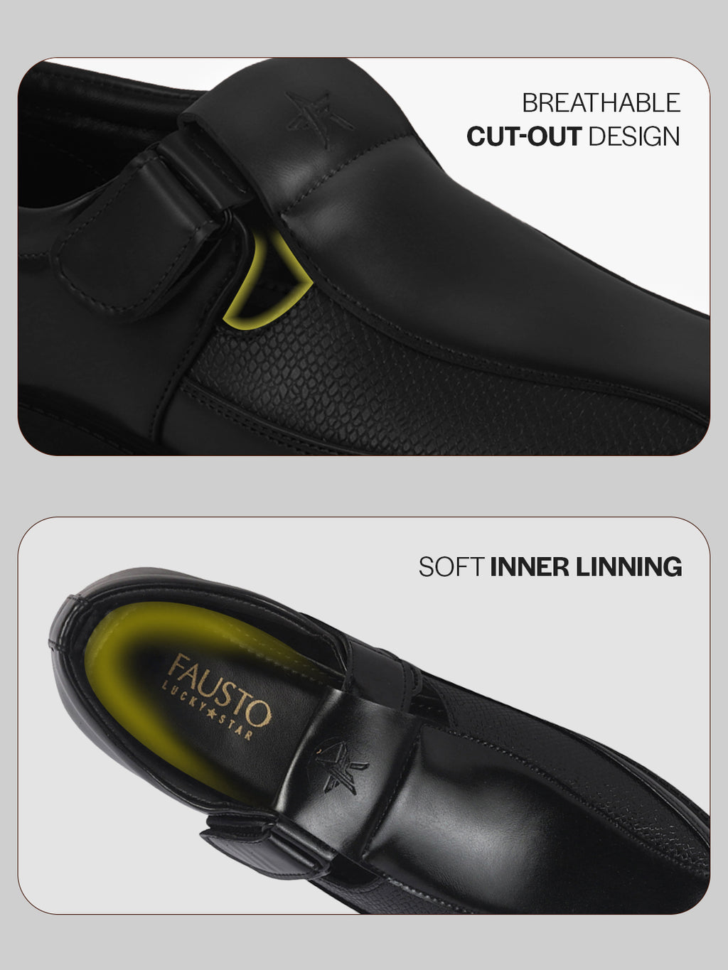 breathable cutout shoes