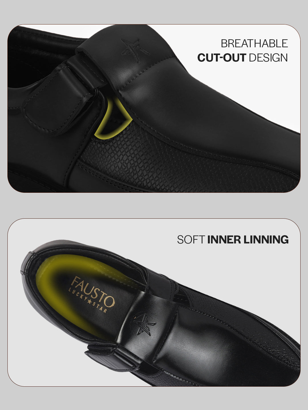 breathable cutout shoes