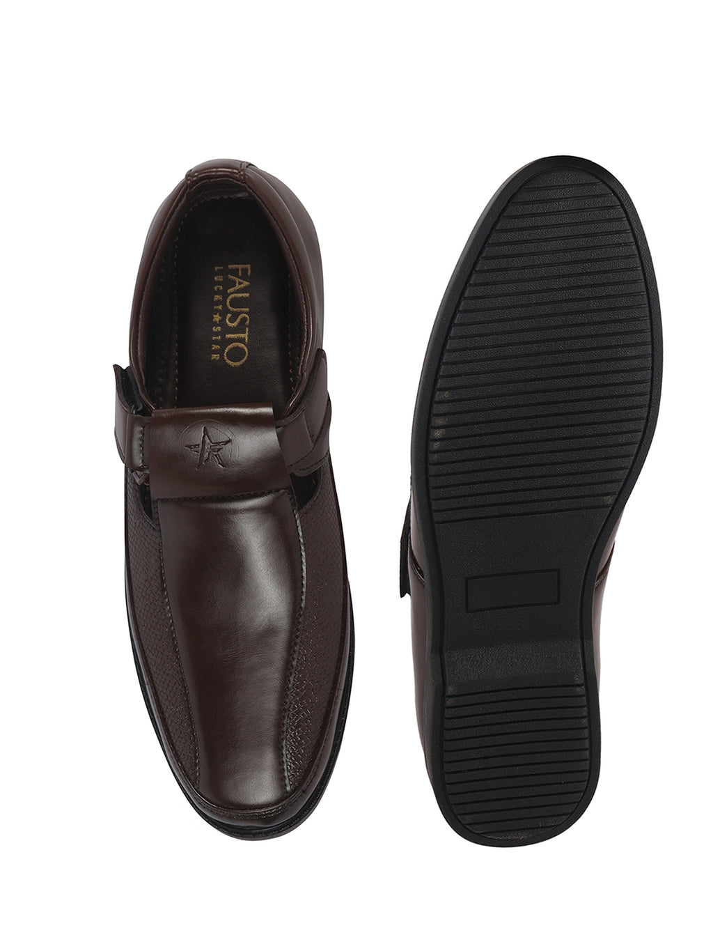 textured leatherette casual shoes