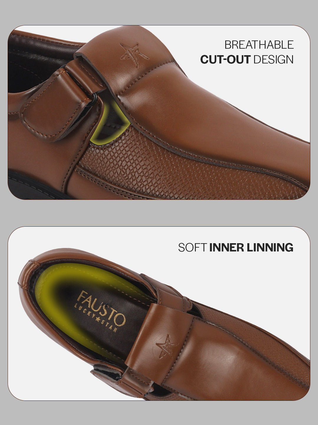 breathable cutout shoes