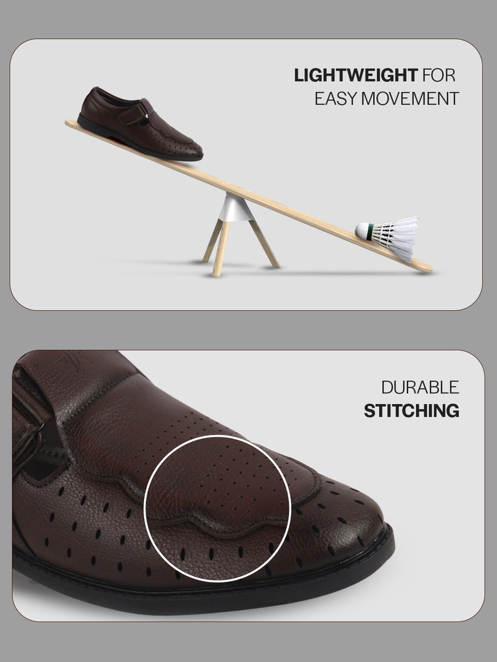 breathable cutout shoes