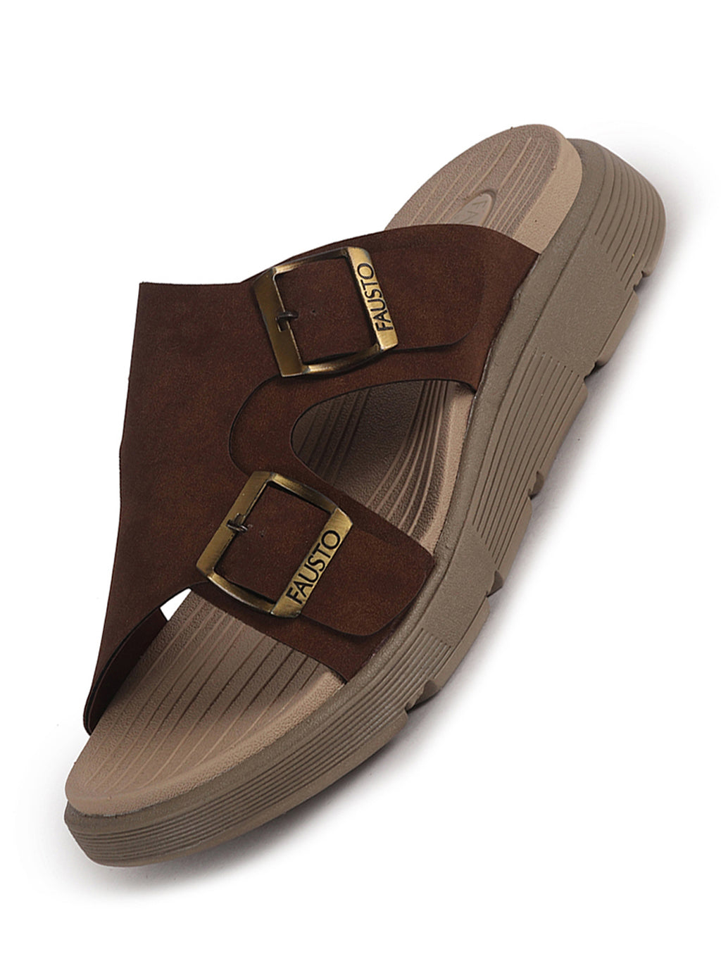 dual strap casual sliders