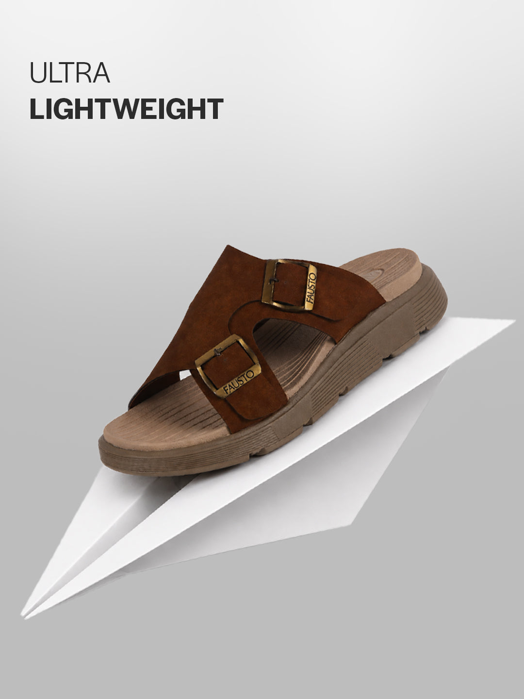 dual strap casual sliders