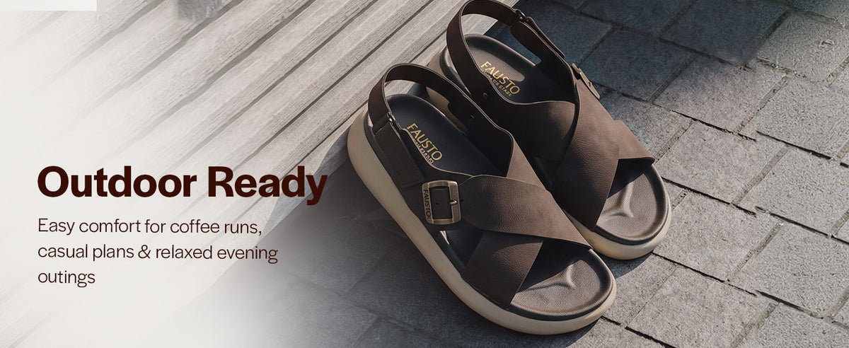 Men Blue Open Toe Water Resistant Slingback Strap Sandal with Anti Skid EVA Sole|Slip On Beach Slippers with Flexible EVA Pad Insole|Monsoon, Travel, Outdoor