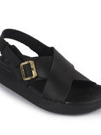 adjustable buckle sandals