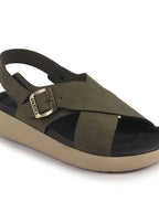 criss cross slingback sandals