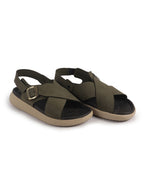 criss cross slingback sandals