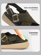 contoured footbed sandals