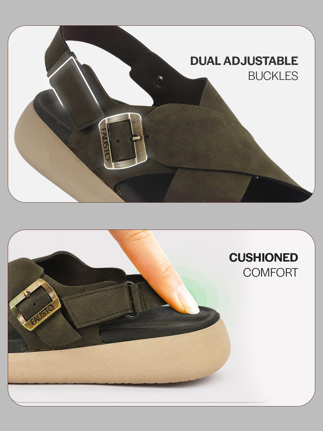 contoured footbed sandals