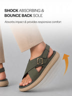 contoured footbed sandals