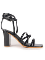 elegant black sandals women