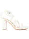 black ankle strap block heels