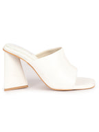 black ankle strap block heels