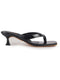 black ankle strap block heels