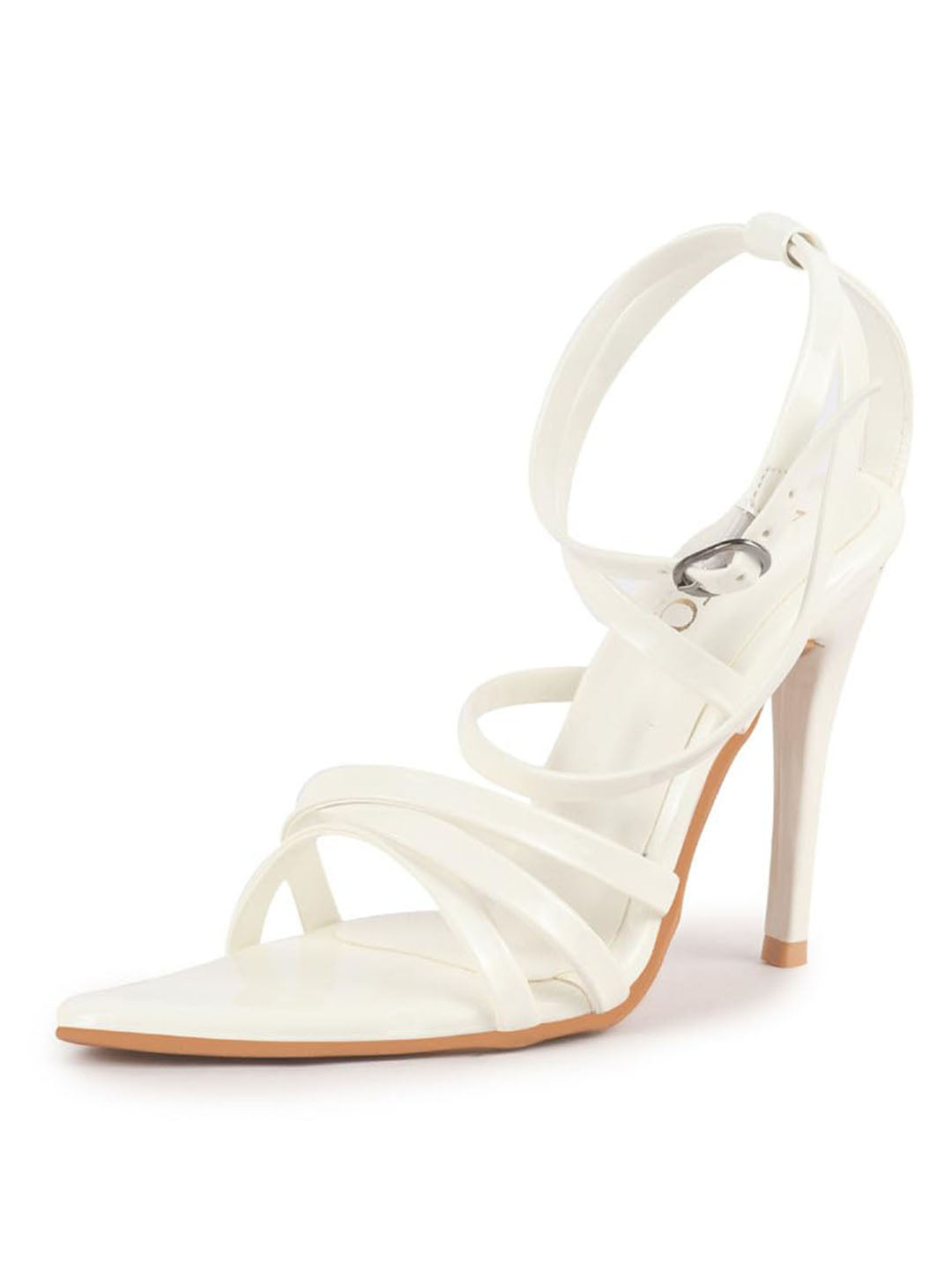 women’s strappy high heel sandals