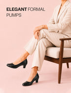 women low heel pumps