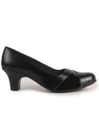 slip on chunky heel shoes