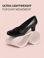 women low heel pumps