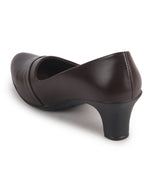 classic cream slip on dress pumps