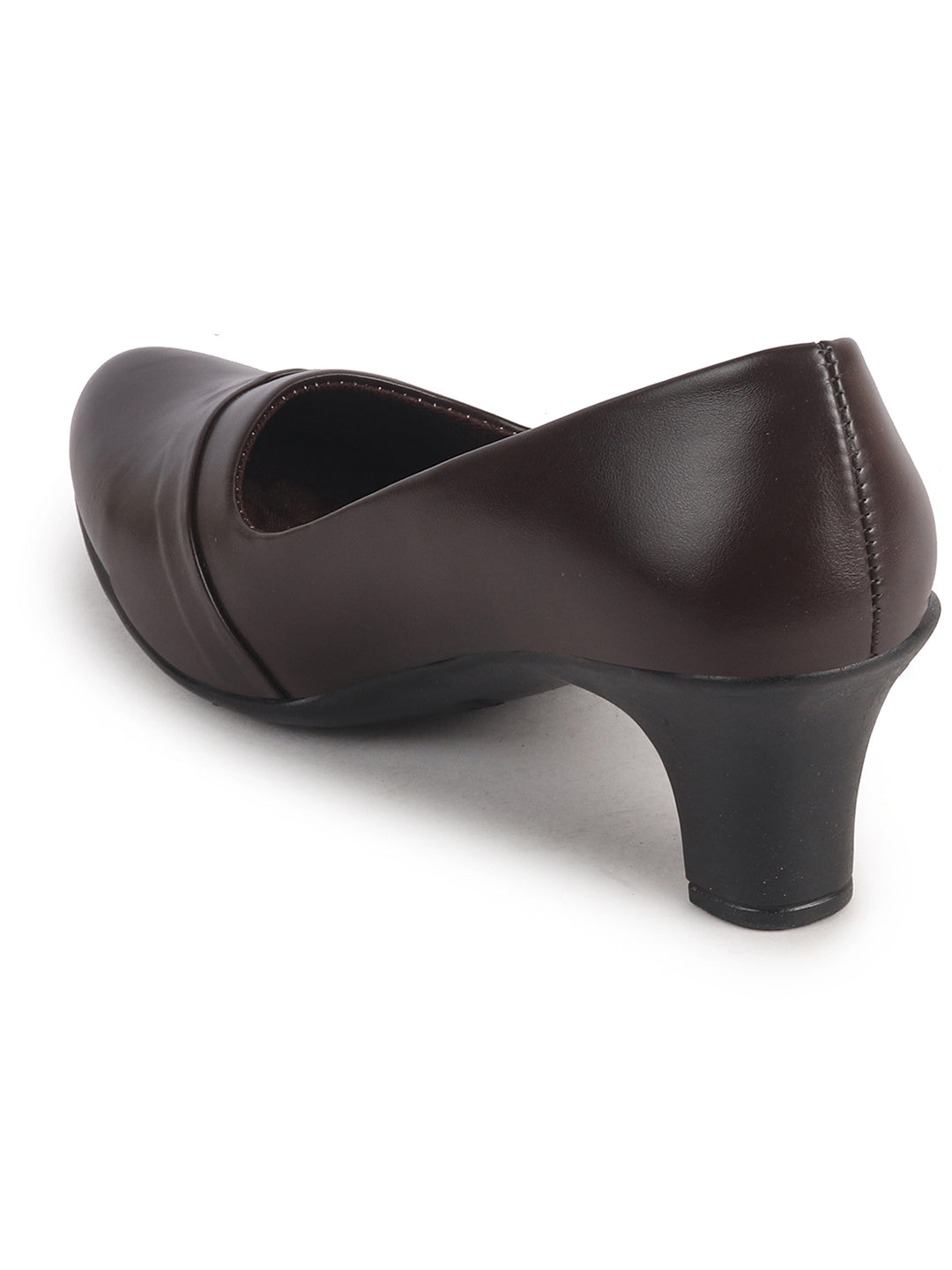 classic cream slip on dress pumps