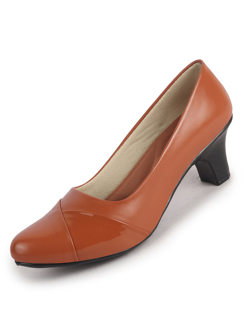 cushioned sole office wear heels women